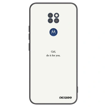 Husă pentru Motorola Moto G9 Play - Girl, do it for you