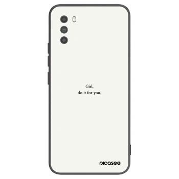 Picasee husă neagră din silicon pentru Xiaomi Poco M3 - Girl, do it for you