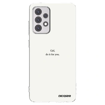 Picasee husă transparentă din silicon pentru Samsung Galaxy A52 5G A525F - Girl, do it for you