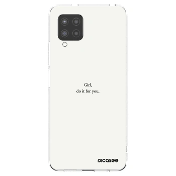 Picasee husă transparentă din silicon pentru Samsung Galaxy A42 A426B - Girl, do it for you