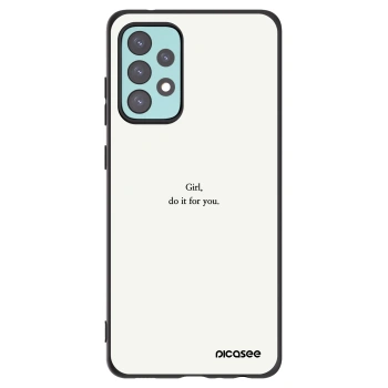 Picasee husă neagră din silicon pentru Samsung Galaxy A72 A725F - Girl, do it for you