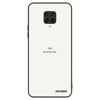 Husă pentru Xiaomi Redmi Note 9 Pro - Girl, do it for you