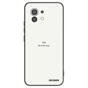 Picasee husă neagră din silicon pentru Xiaomi Mi 11 - Girl, do it for you