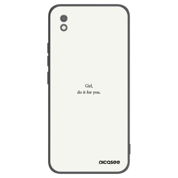 Picasee husă neagră din silicon pentru Xiaomi Redmi 9AT - Girl, do it for you