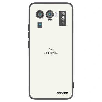 Picasee husă neagră din silicon pentru Xiaomi Mi 11 Ultra - Girl, do it for you