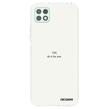Picasee husă transparentă din silicon pentru Samsung Galaxy A22 A226B 5G - Girl, do it for you