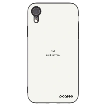 Picasee husă neagră din silicon pentru Apple iPhone 6 Plus/6S Plus - Girl, do it for you