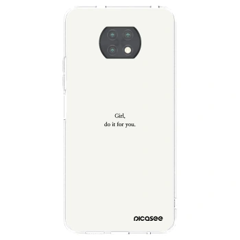 Picasee husă transparentă din silicon pentru Xiaomi Redmi Note 9T - Girl, do it for you