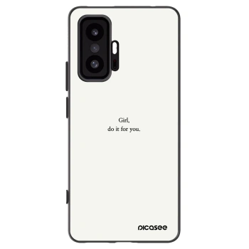 Picasee husă neagră din silicon pentru Xiaomi 11T Pro - Girl, do it for you