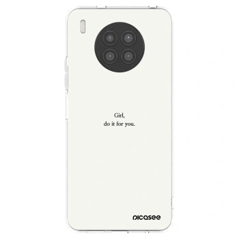 Picasee husă transparentă din silicon pentru Huawei Nova 8i - Girl, do it for you