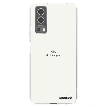 Picasee husă transparentă din silicon pentru Vivo Y72 5G - Girl, do it for you