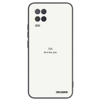 Picasee husă neagră din silicon pentru Realme 8 5G - Girl, do it for you