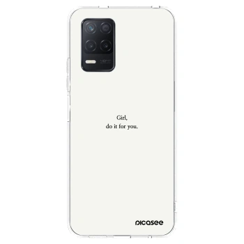 Picasee husă transparentă din silicon pentru Realme 8 5G - Girl, do it for you