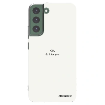Picasee husă transparentă din silicon pentru Samsung Galaxy S22+ 5G - Girl, do it for you