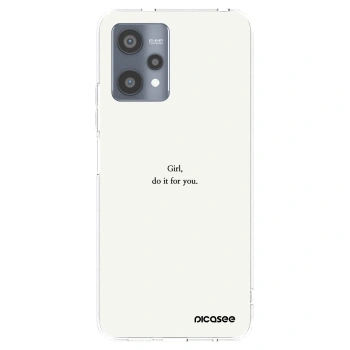 Picasee husă transparentă din silicon pentru Realme 9 Pro 5G - Girl, do it for you