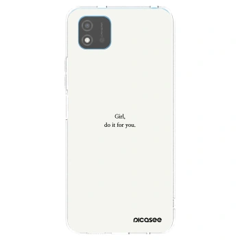 Picasee husă transparentă din silicon pentru Realme C11 (2021) - Girl, do it for you