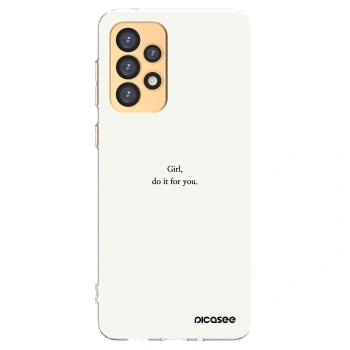Picasee husă transparentă din silicon pentru Samsung Galaxy A33 5G A336 - Girl, do it for you