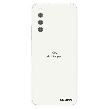 Picasee husă transparentă din silicon pentru Sony Xperia 10 IV 5G - Girl, do it for you