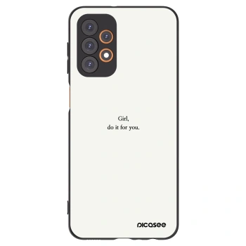 Picasee husă neagră din silicon pentru Samsung Galaxy A23 A236B 5G - Girl, do it for you