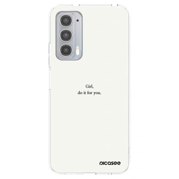 Husă pentru Motorola Edge 20 - Girl, do it for you