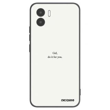 Picasee husă neagră din silicon pentru Xiaomi Redmi A1 - Girl, do it for you