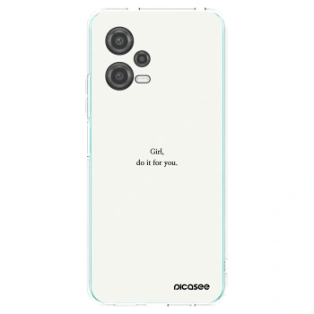 Picasee husă transparentă din silicon pentru Xiaomi Poco X5 - Girl, do it for you