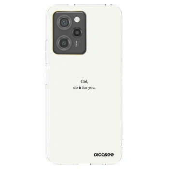 Picasee husă transparentă din silicon pentru Xiaomi Poco X5 Pro - Girl, do it for you