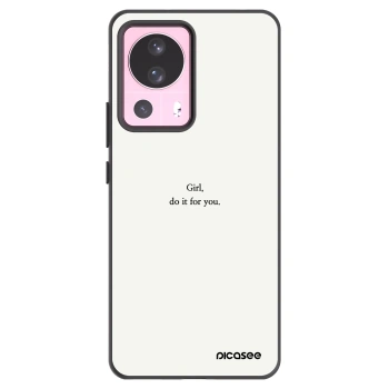 Picasee husă neagră din silicon pentru Xiaomi 13 Lite - Girl, do it for you