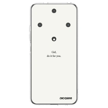 Picasee husă transparentă din silicon pentru Honor Magic5 Lite 5G - Girl, do it for you