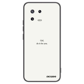 Picasee husă neagră din silicon pentru Xiaomi 13 Pro - Girl, do it for you