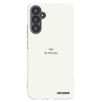 Picasee husă transparentă din silicon pentru Samsung Galaxy A34 5G A346B - Girl, do it for you