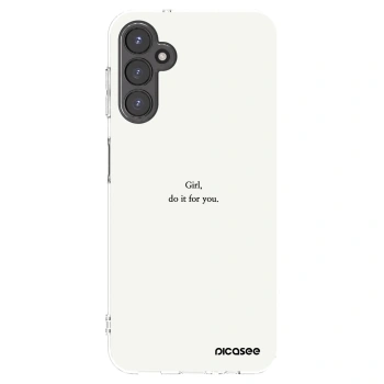 Picasee husă transparentă din silicon pentru Samsung Galaxy A14 5G A146P - Girl, do it for you