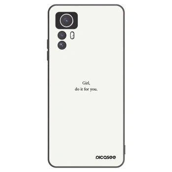 Picasee husă neagră din silicon pentru Xiaomi Redmi Note 12S - Girl, do it for you
