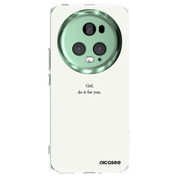 Picasee husă transparentă din silicon pentru Honor Magic5 Pro - Girl, do it for you