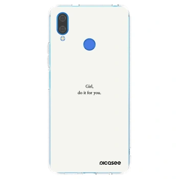 Picasee husă transparentă din silicon pentru Huawei Nova 3i - Girl, do it for you