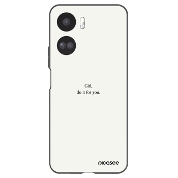 Picasee husă neagră din silicon pentru Honor 90 Lite 5G - Girl, do it for you