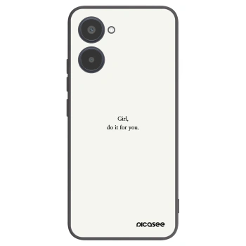 Picasee husă neagră din silicon pentru Realme 10 4G - Girl, do it for you