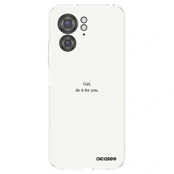Picasee husă transparentă din silicon pentru Motorola Edge 40 - Girl, do it for you