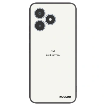 Picasee husă neagră din silicon pentru Realme C53 - Girl, do it for you
