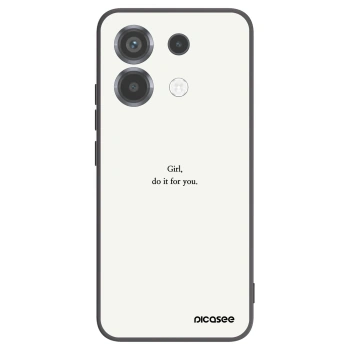 Picasee husă neagră din silicon pentru Xiaomi Poco X6 - Girl, do it for you