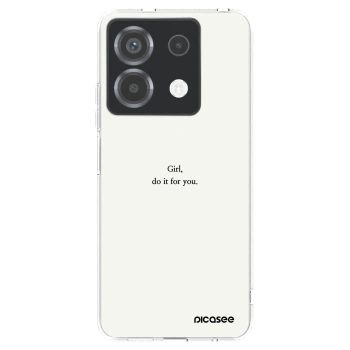 Picasee husă transparentă din silicon pentru Xiaomi Poco X6 - Girl, do it for you