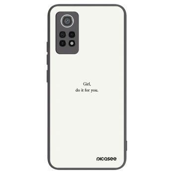 Picasee husă neagră din silicon pentru Xiaomi Redmi Note 12 Pro 4G - Girl, do it for you