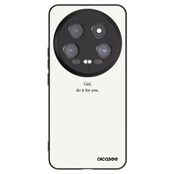 Picasee husă neagră din silicon pentru Xiaomi 14 Ultra - Girl, do it for you