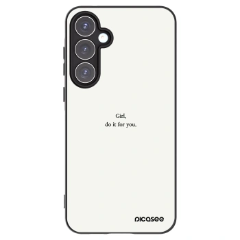 Picasee husă neagră din silicon pentru Samsung Galaxy A55 5G A556B - Girl, do it for you