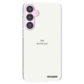 Picasee husă transparentă din silicon pentru Samsung Galaxy A55 5G A556B - Girl, do it for you