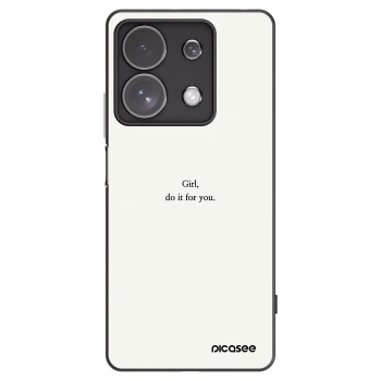 Picasee husă neagră din silicon pentru Xiaomi Redmi Note 13 Pro 4G - Girl, do it for you