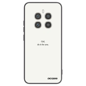 Picasee husă neagră din silicon pentru Realme 12 Pro 5G - Girl, do it for you