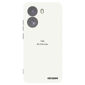 Picasee husă neagră din silicon pentru Xiaomi Poco X7 - Girl, do it for you