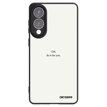 Picasee husă neagră din silicon pentru Samsung Galaxy S25 Edge 5G - Girl, do it for you