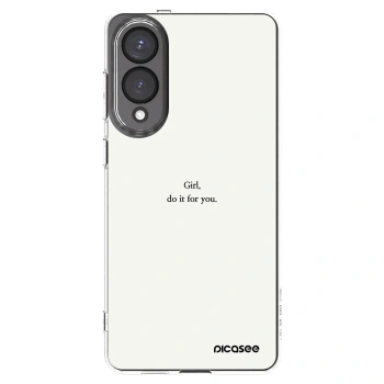 Picasee husă transparentă din silicon pentru Samsung Galaxy S25 Edge 5G - Girl, do it for you